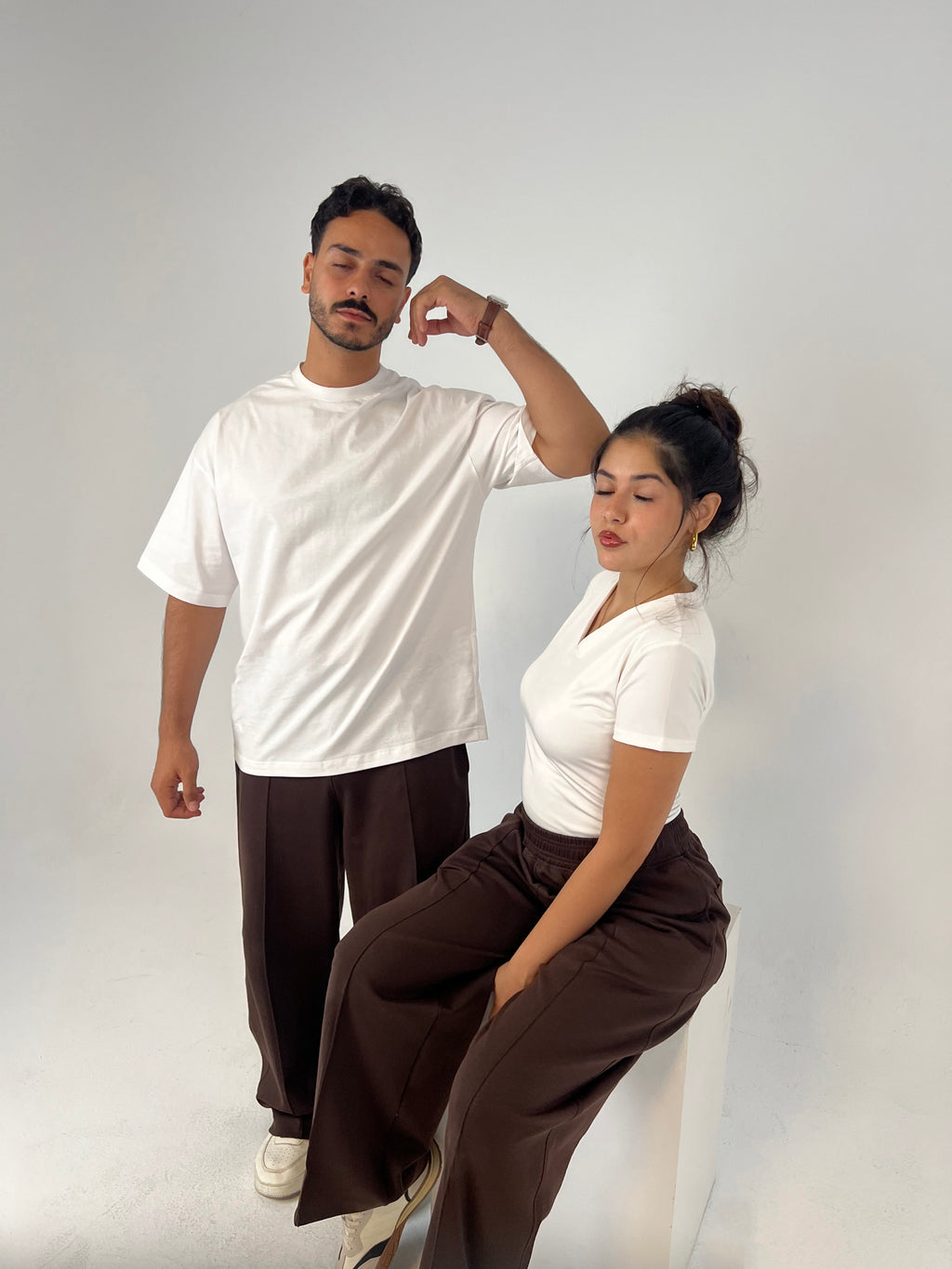 The Comfort Pin-Tuck Joggers