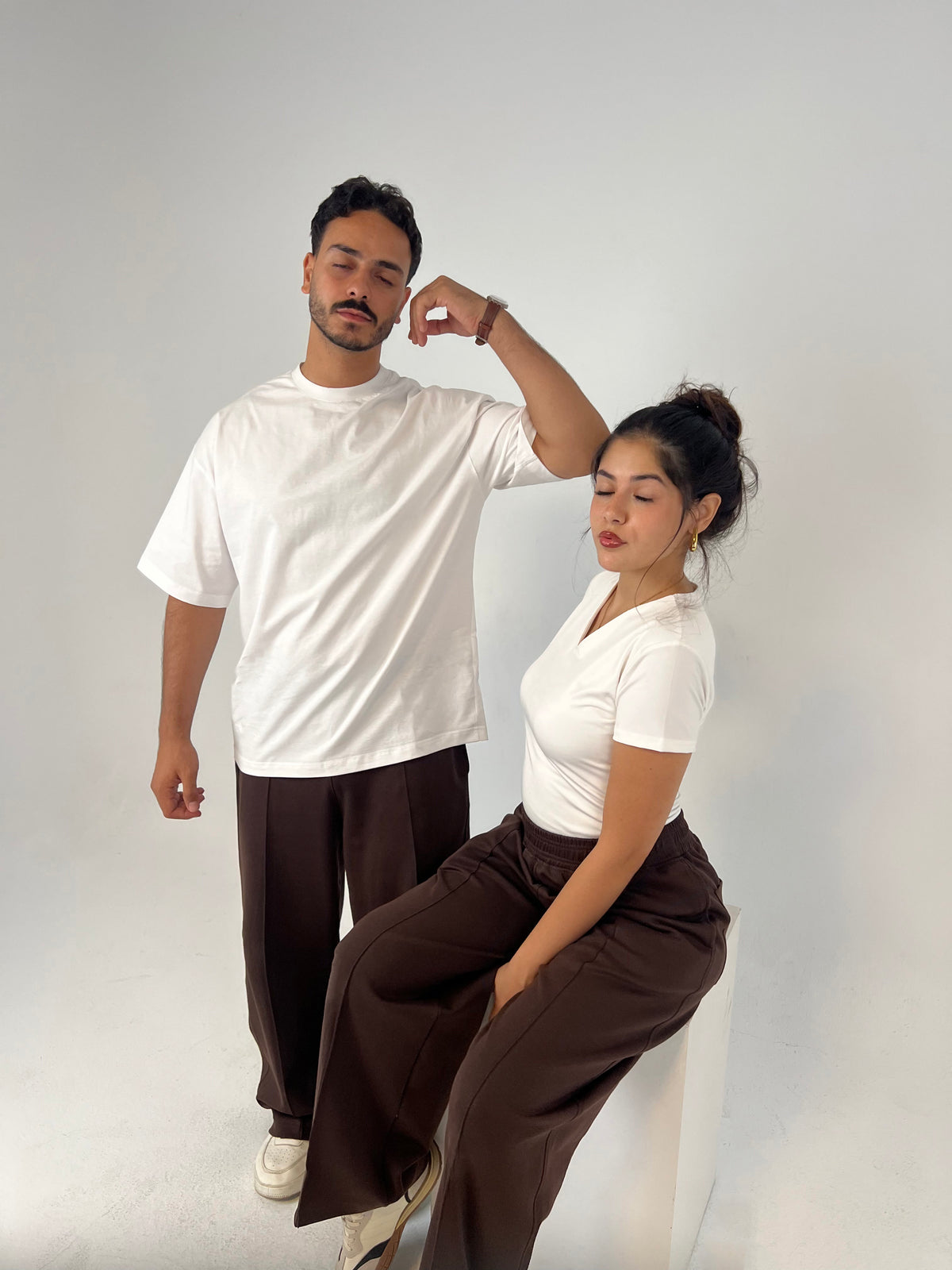 The Comfort Pin-Tuck Joggers