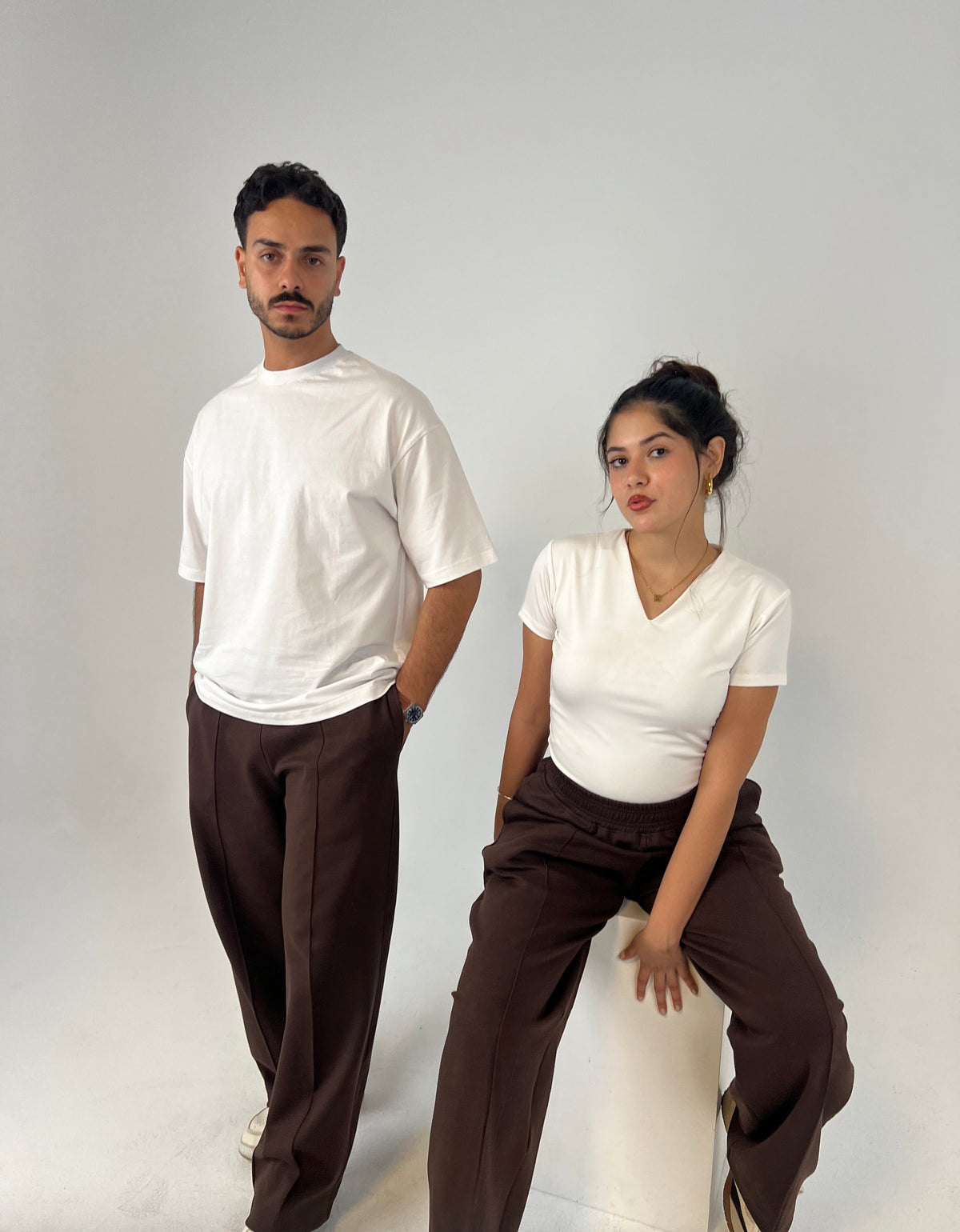 The Comfort Pin-Tuck Joggers