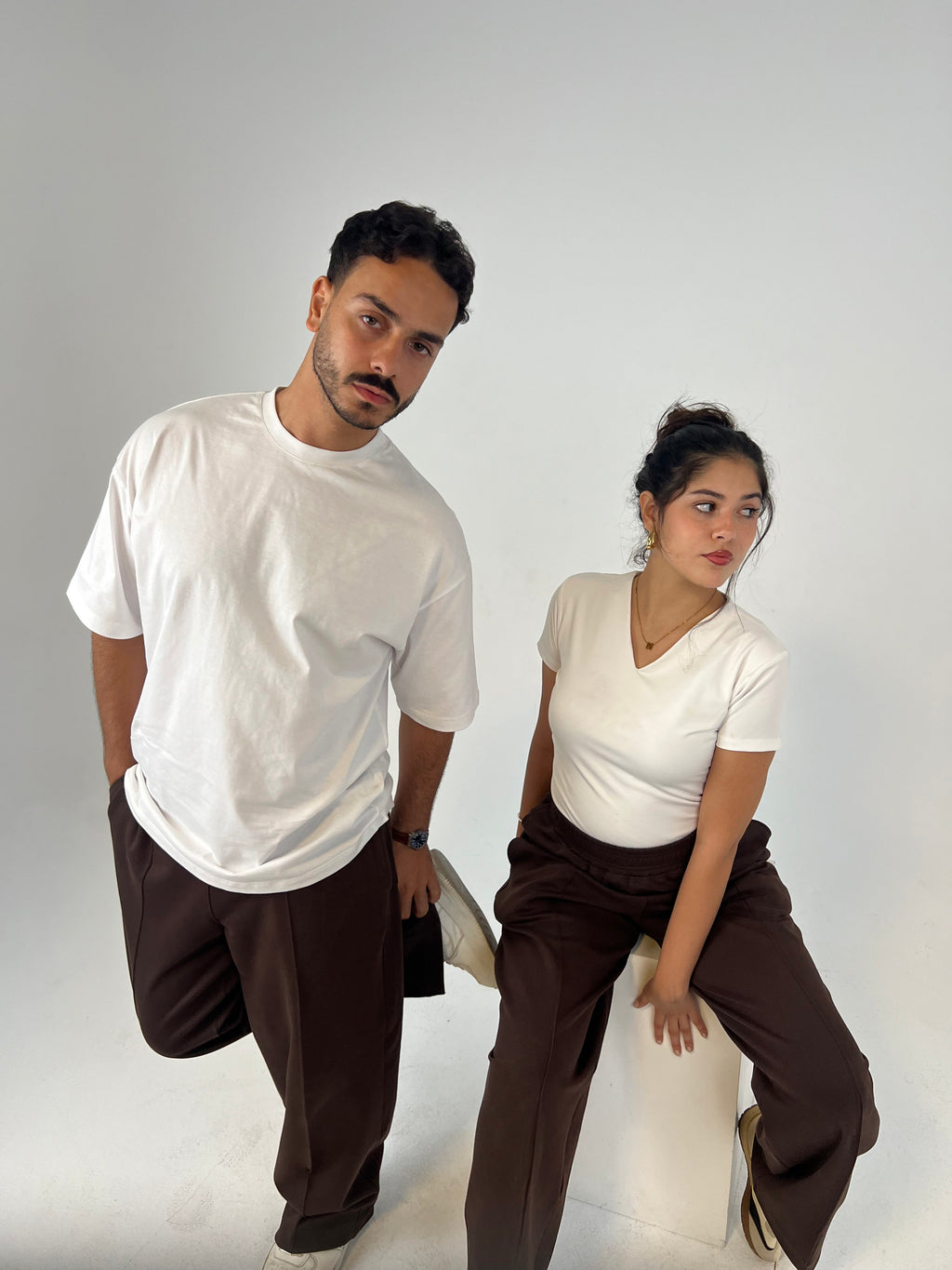The Comfort Pin-Tuck Joggers