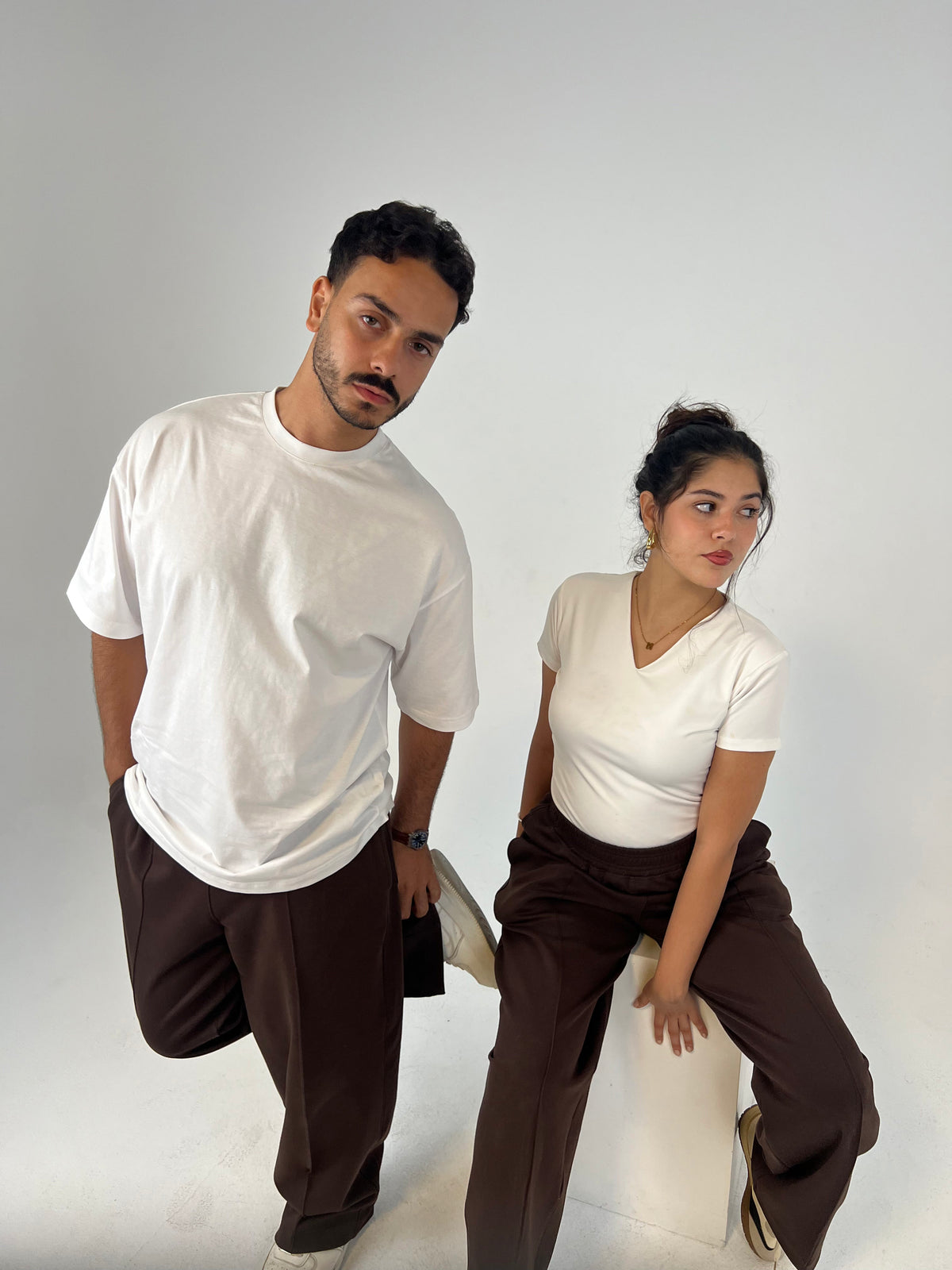 The Comfort Pin-Tuck Joggers